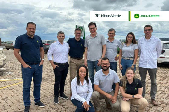 Diretor de Vendas John Deere Brasil visita Minas Verde Diretor de Vendas John Deere Brasil visita Minas Verde